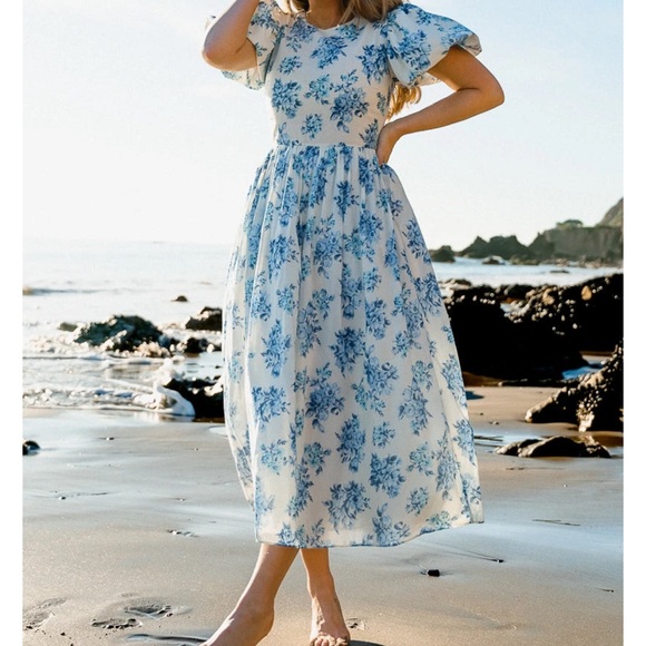 Odette Floral Dress - Picture 3 of 3